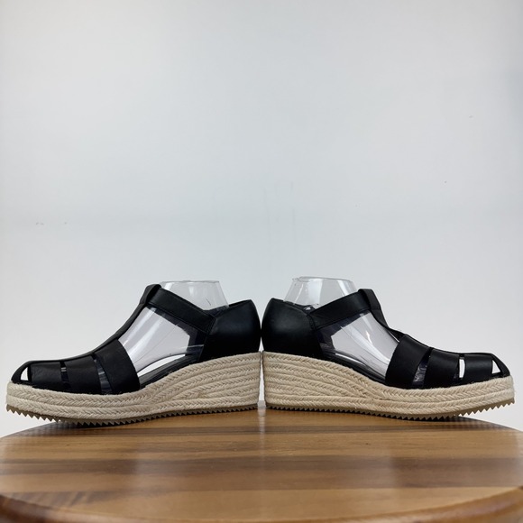 New Womens Eileen Fisher Tilly Jute Fisherman Espadrille Platform Sandal Size 10 - Picture 5 of 8